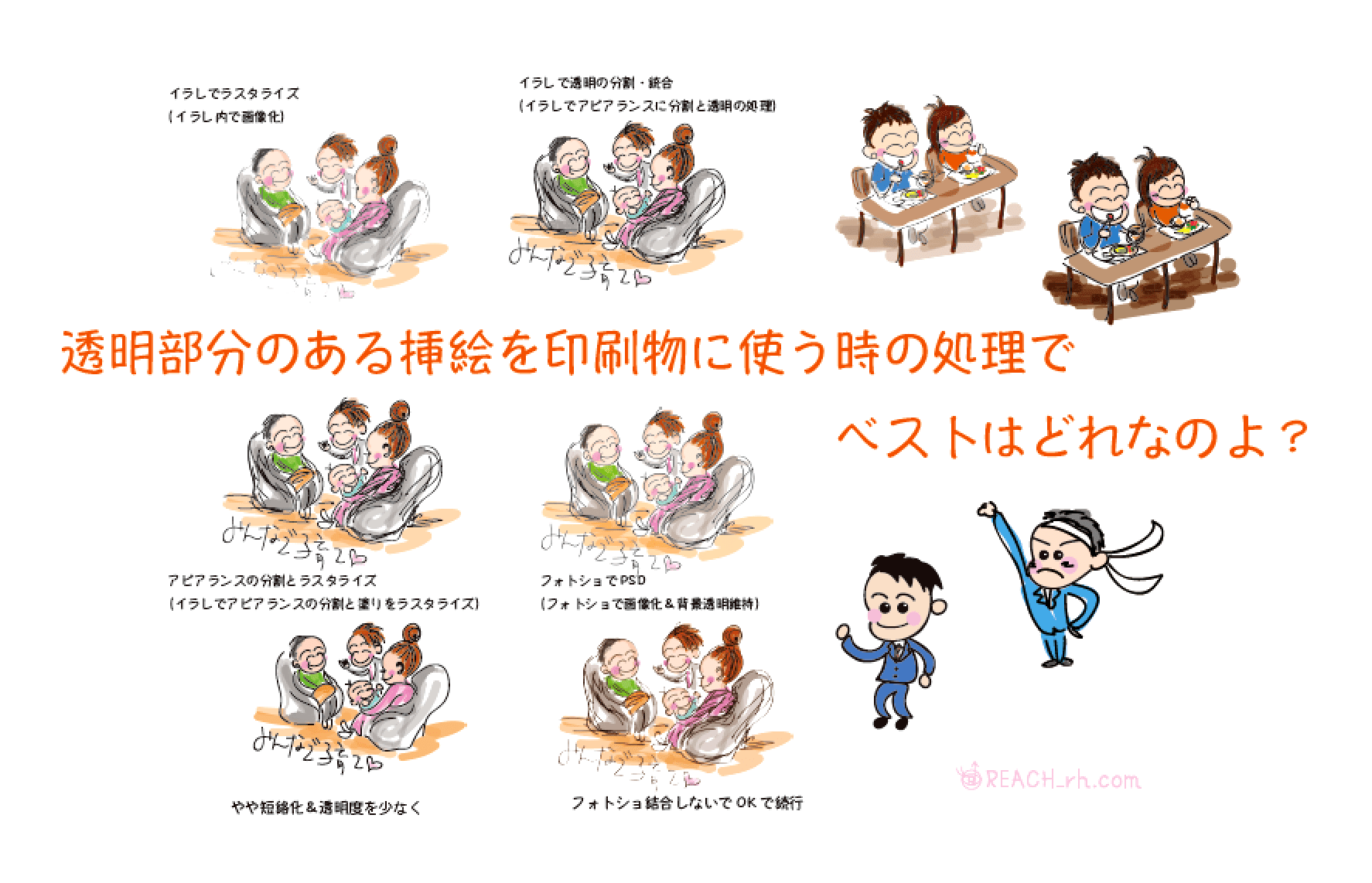 イラスト処理