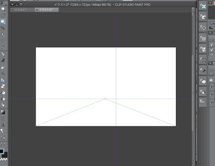 クリスタのパース定規で遠近法の透視図を描くには の巻 Reach Rh Com