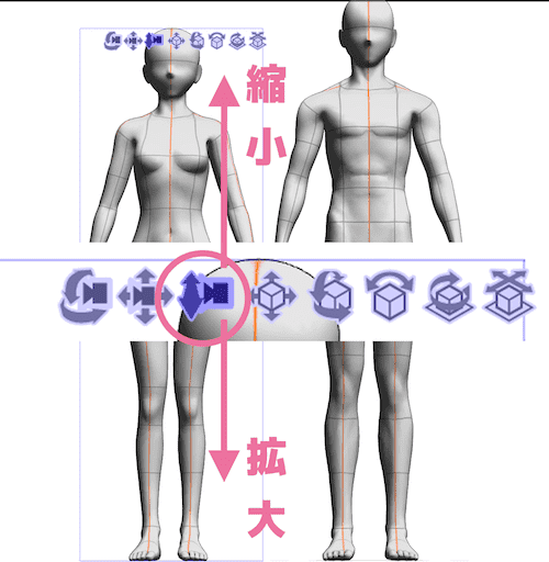 3_カメラアングル縮小拡大