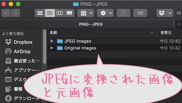 JPEG複製フォルダ